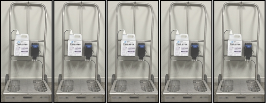 Two Step Entryway Sanitizing System